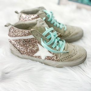 Women’s Sneakers/ Rose Gold Glitter